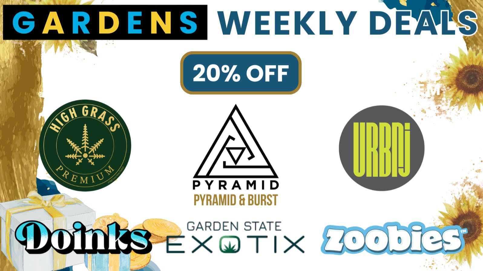 Garfield Gardens Dispensary December 11th - 18th Weekly Deals