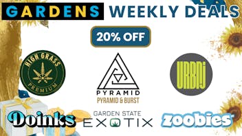 Garfield Gardens Dispensary December 11th - 18th Weekly Deals