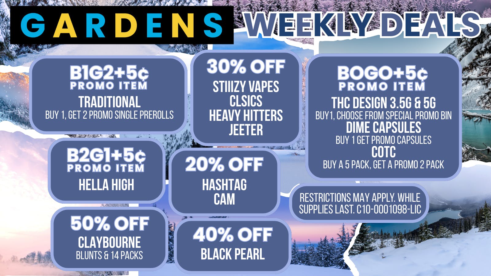 Releaf on Vine - Oxnard Weekly Deals January 22nd - 29th