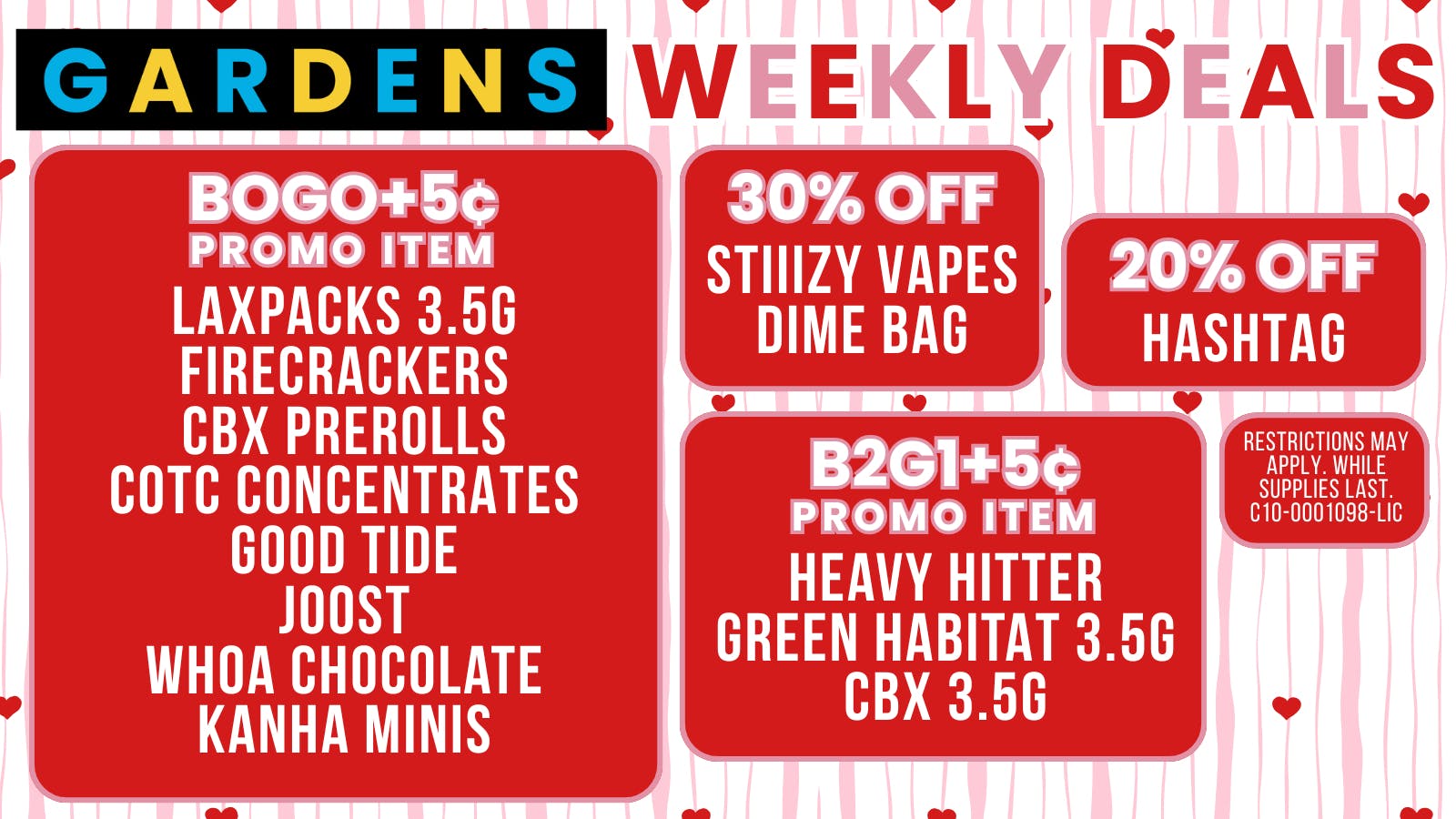 Releaf on Vine - Oxnard Weekly Deals February 12th - February 19th