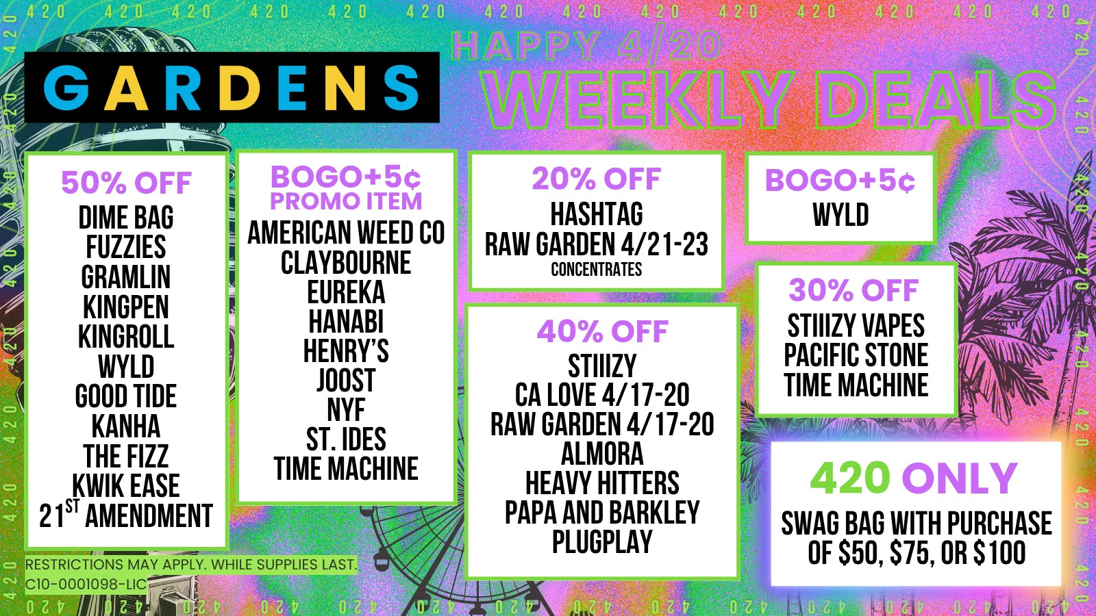 Releaf on Vine - Oxnard Weekly Deals April 16th - April 23rd