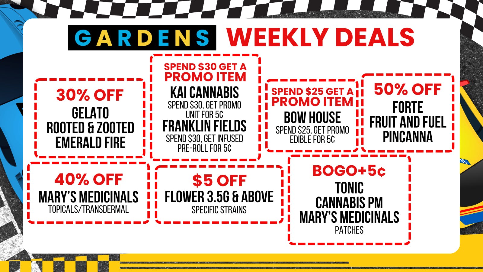 Urban Gardens Weekly Deals May 14th - 21st