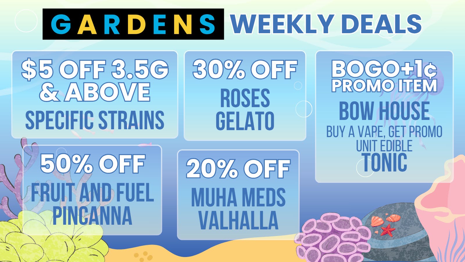Urban Gardens Weekly Deals 5/28 - 6/4