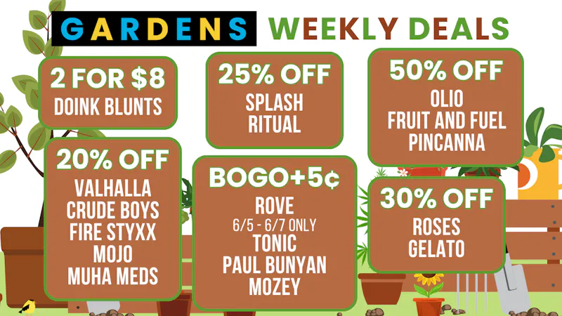 Urban Gardens Weekly Deals 6/4 - 6/11