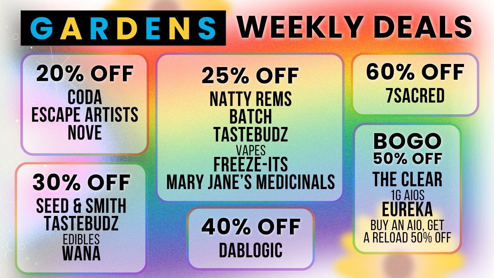 Stadium Gardens Weekly Deals 6/11 - 6/18