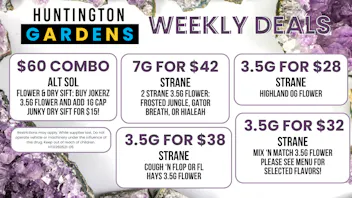 Huntington Gardens Weekly Deal 6/11 - 6/18