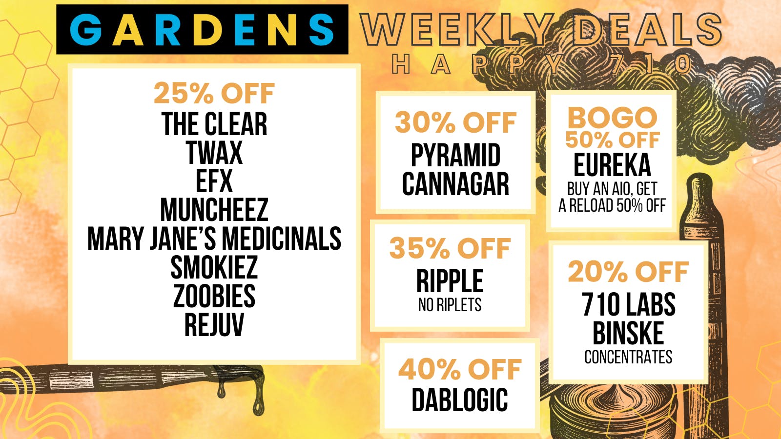 Berkeley Dispensary Weekly Deals 7/9-7/16
