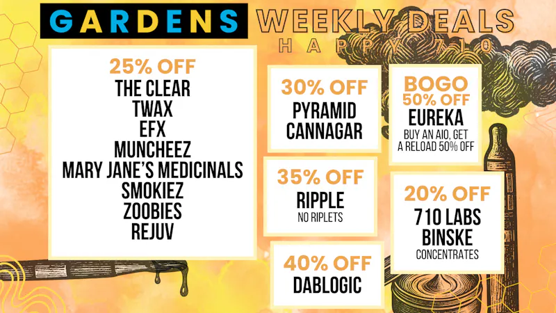 Berkeley Dispensary Weekly Deals 7/9-7/16