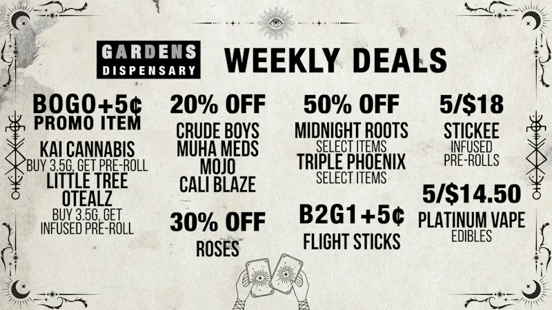 Courtside Gardens Weekly Deals 7/30 - 8/6