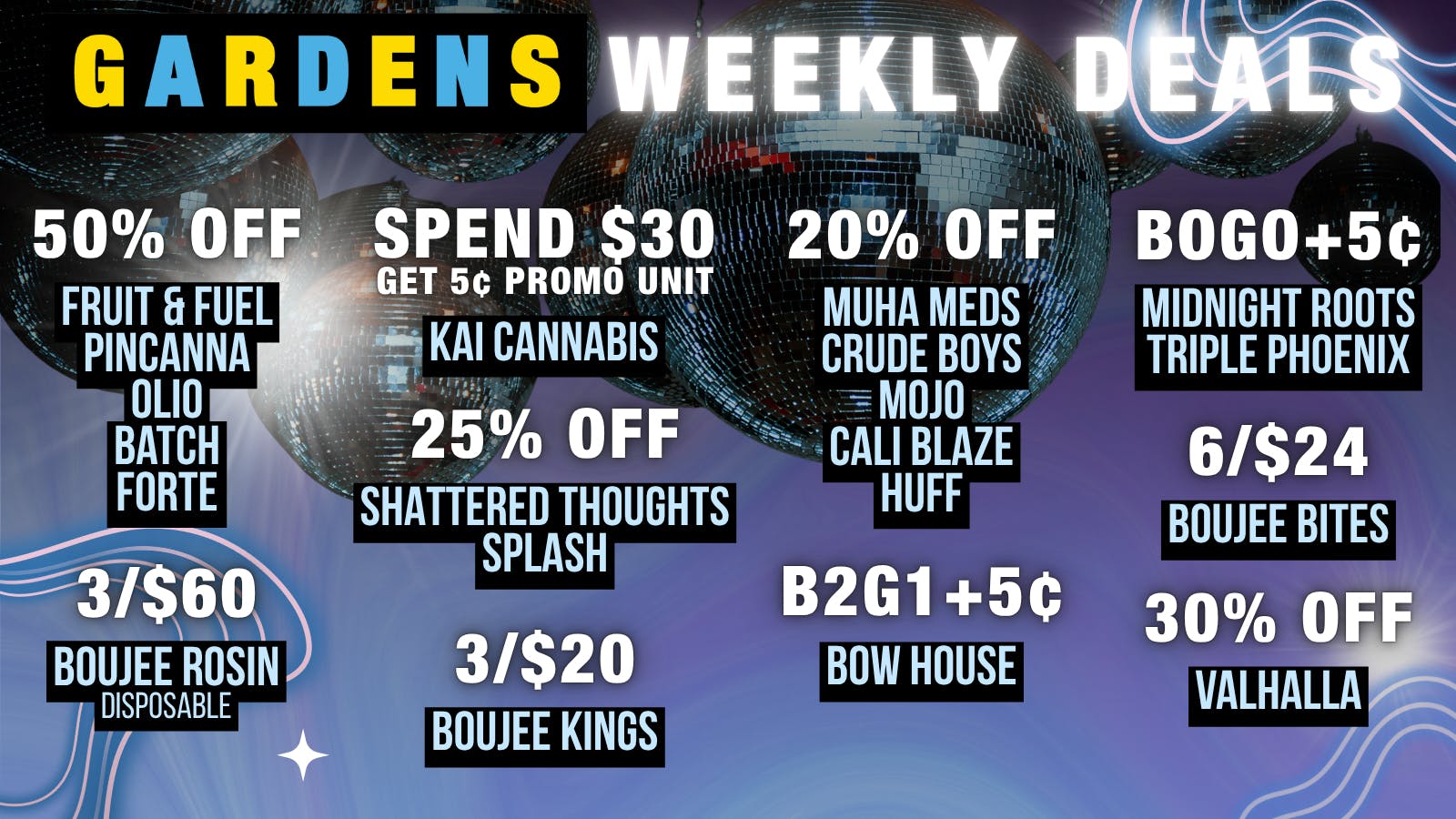 Courtside Gardens Weekly Deals 8/6 - 8/13