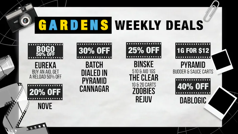 Twin Peaks Dispensary Weekly Deals 8/13 - 8/20