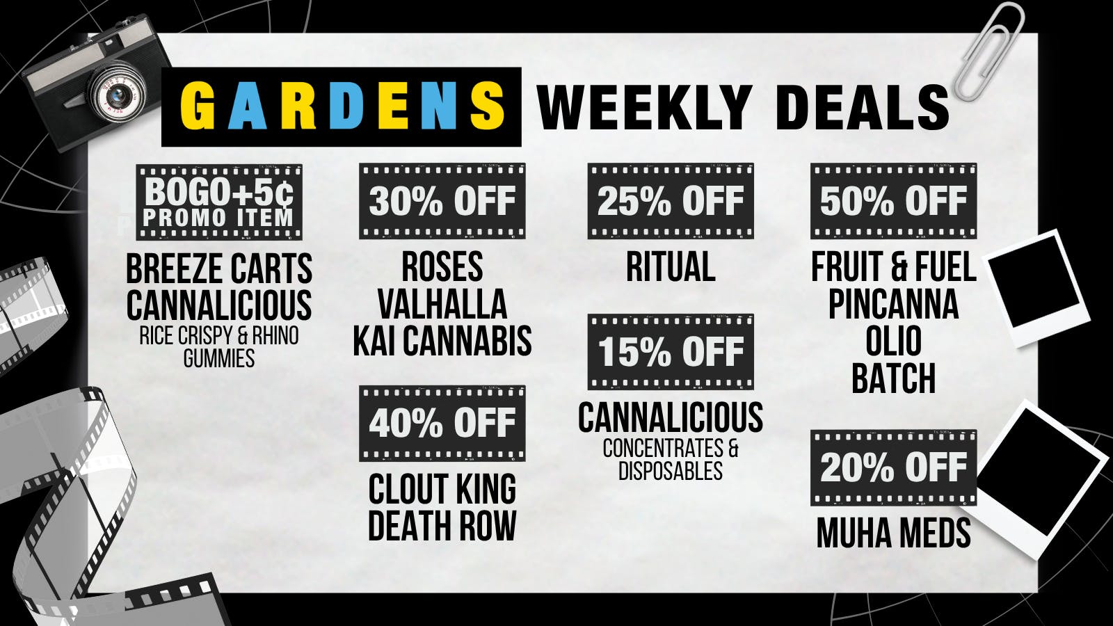 Urban Gardens Weekly Deals 8/13 - 8/20