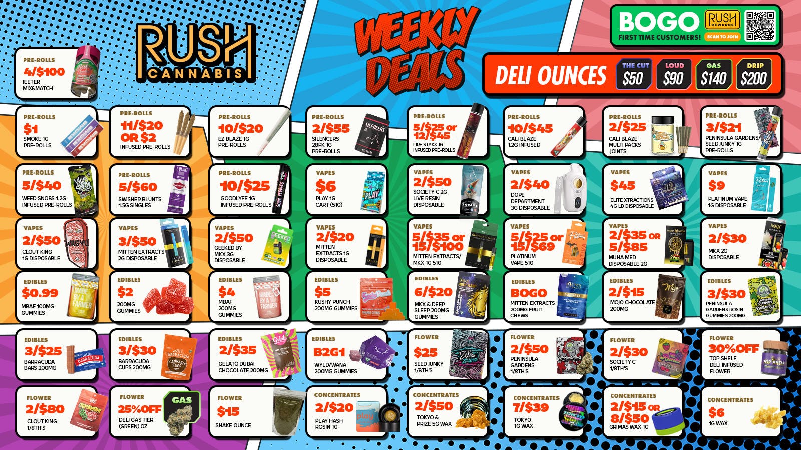 Rush Cannabis - Saline Rush Cannabis Weekly Deals That Hit Every Time Now