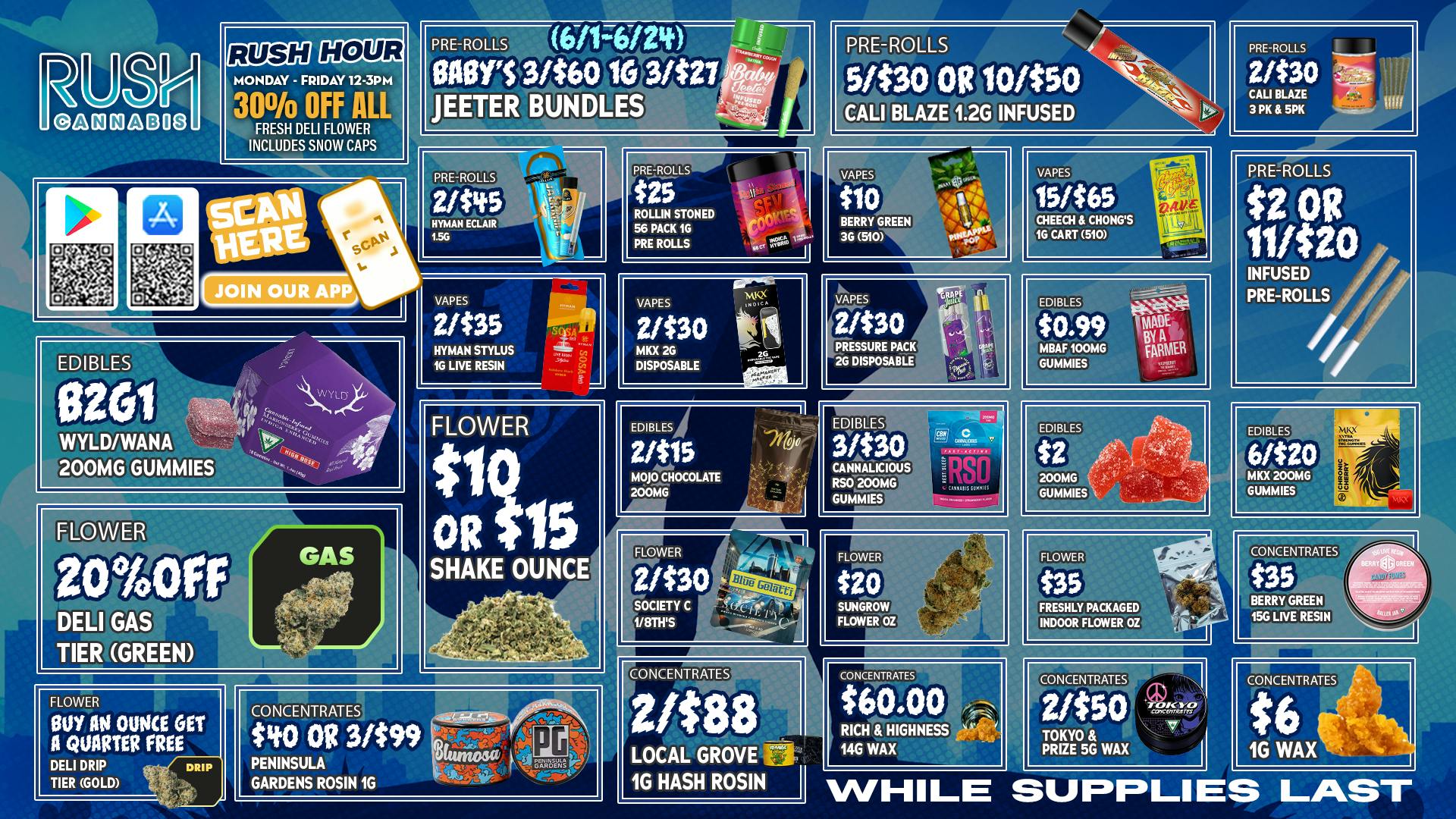 Rush Cannabis Rush Weekly Deals: Fresh Savings All Week