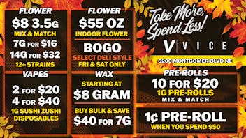 VICE Cannabis 🔥BLACK FRIDAY all month long⛽