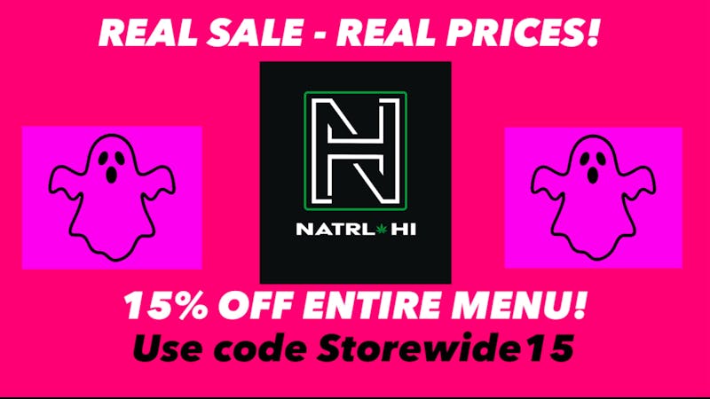 Natrl Hi Get 15% off your entire order Now!