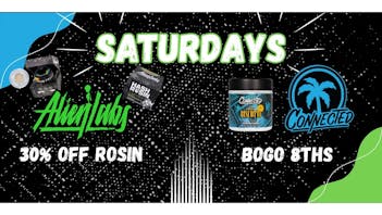 Arts District Cannabis Connected and Alien Labs Saturdays