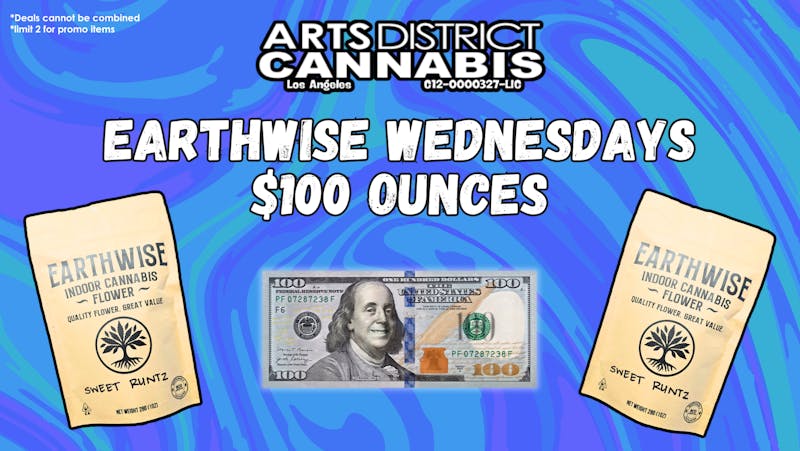 Arts District Cannabis Earthwise Wednesdays