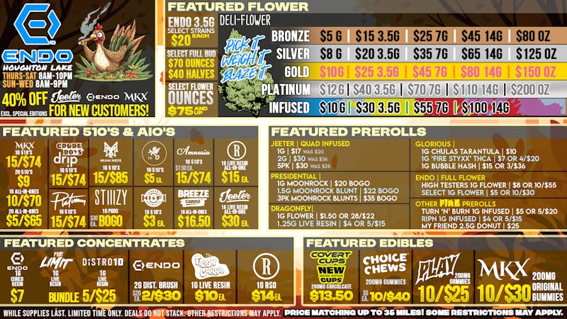 EndoVibe - Houghton Lake - DRIVE THRU OPEN COME SEE WHY PEOPLE VIBE WITH US!