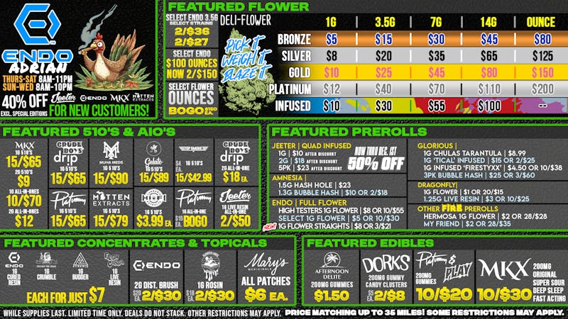 EndoVibe SAVE BIG DAILY AT ENDO!