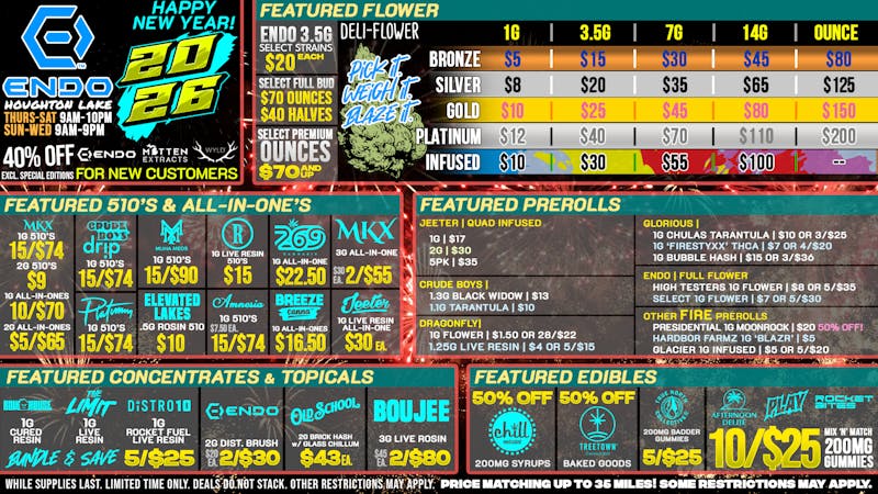 EndoVibe - Houghton Lake - DRIVE THRU OPEN ENDO HAS THE BEST PRICES AROUND!