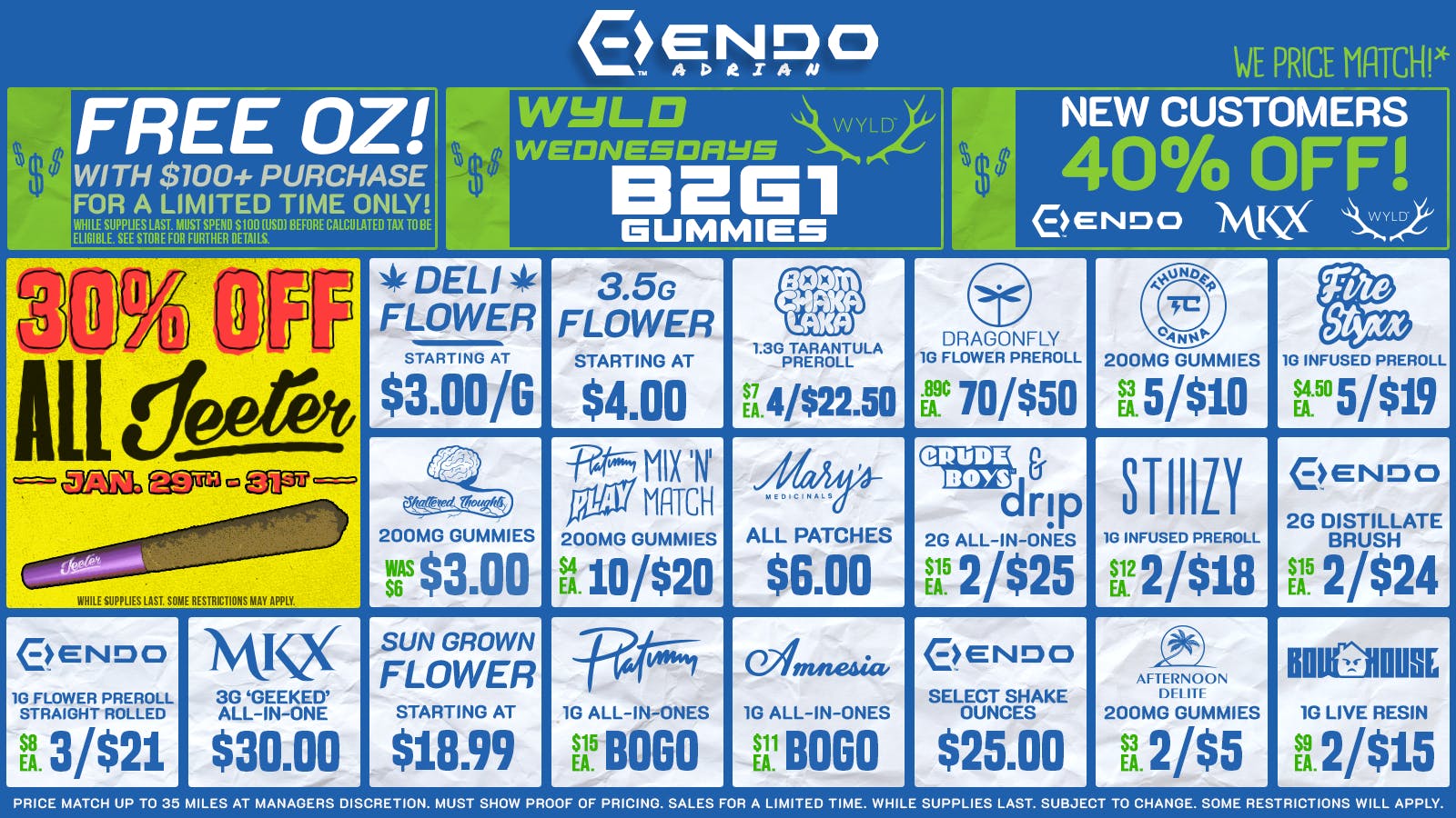 EndoVibe FREE OUNCE & 30% OFF JEETER!?