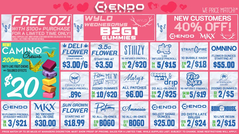 EndoVibe FREE OUNCE W/ $100+ PURCHASE*