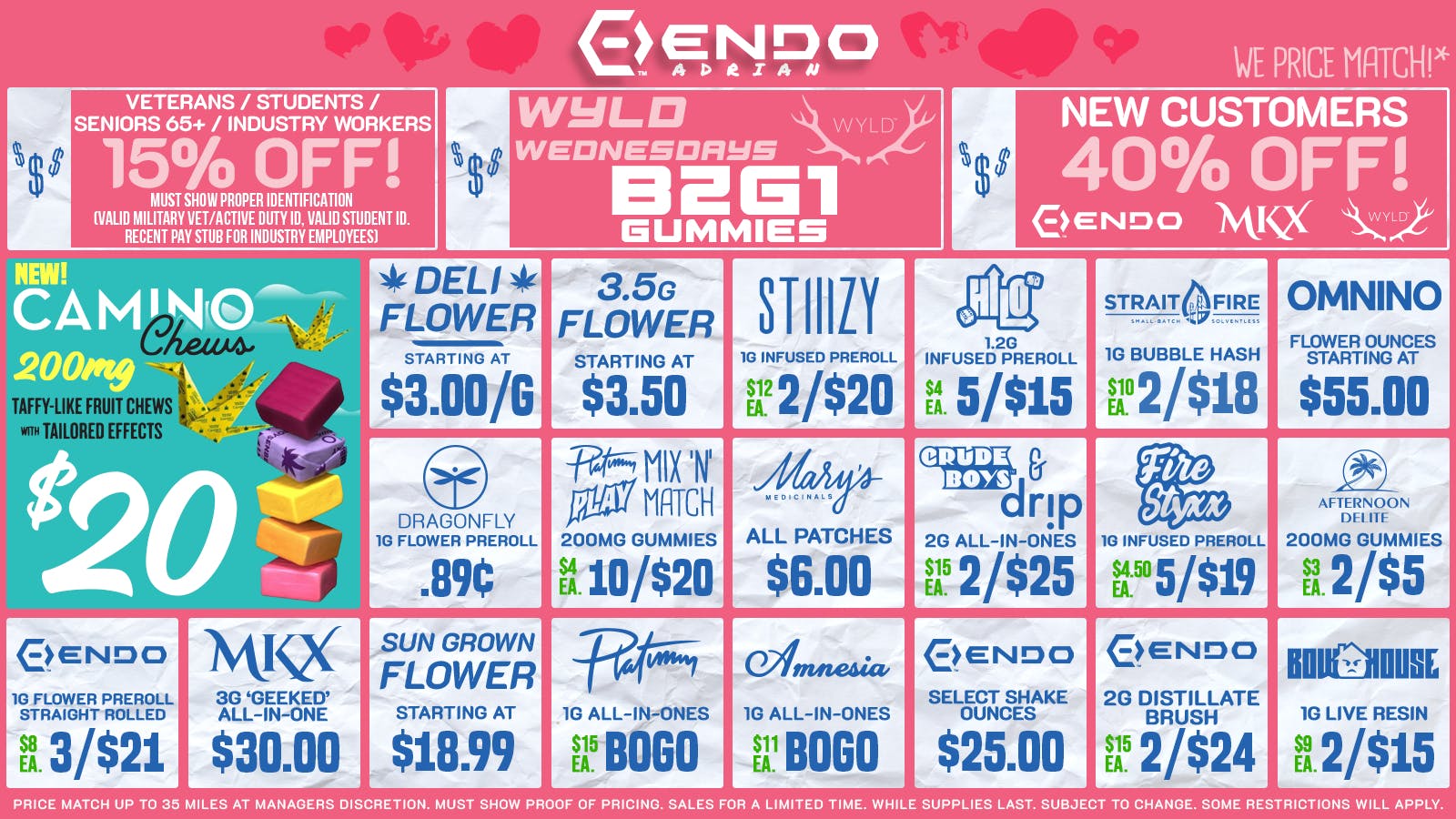 GET SOME FIRE FOR THE COLD AT ENDO!