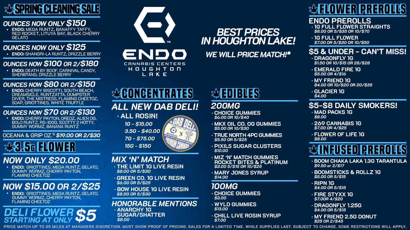 EndoVibe - Houghton Lake - DRIVE THRU OPEN GREAT PRICES DAILY AT ENDO HOUGHTON LAKE!