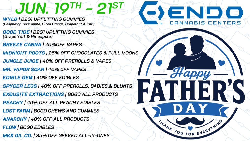 EndoVibe HAPPY FATHERS DAY WEEKEND FROM ENDO ADRIAN!