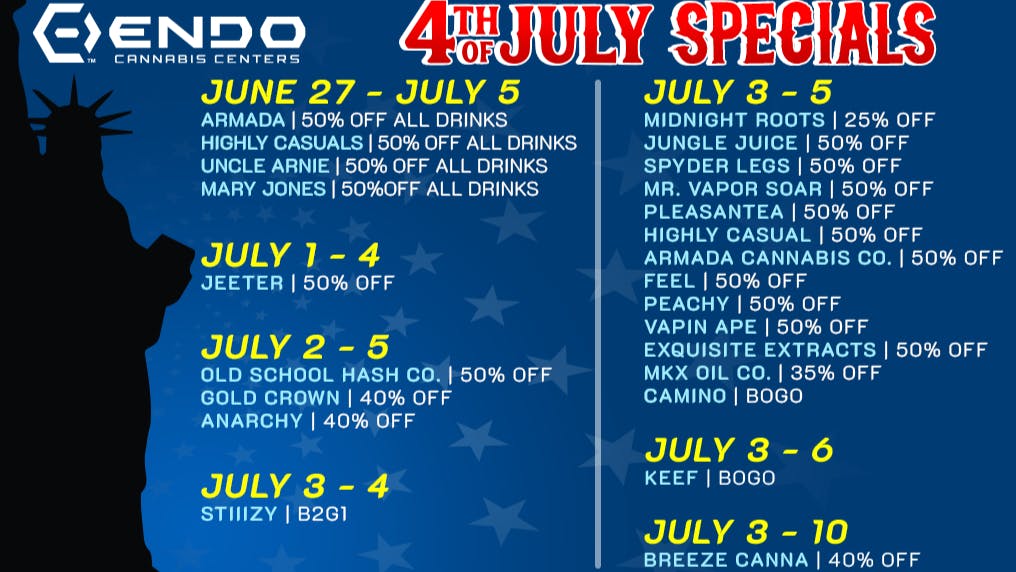 EndoVibe - Houghton Lake - DRIVE THRU OPEN 4th of July Specials @ ENDO HOUGHTON LAKE!