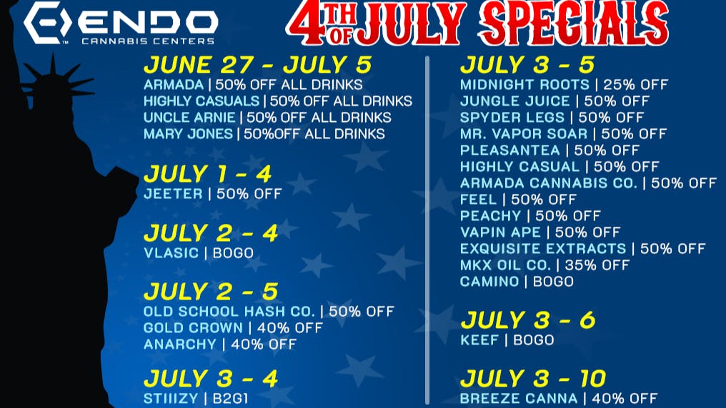 EndoVibe - Houghton Lake - DRIVE THRU OPEN 4th of July Specials @ ENDO HOUGHTON LAKE!