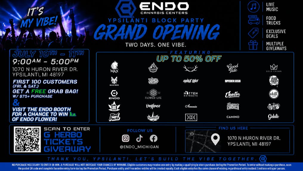 EndoVibe - Ypsi ENDO YPSILANTI GRAND OPENING BLOCK PARTY!