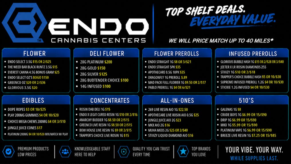 EndoVibe ENDO ADRIAN FEATURED DEALS!