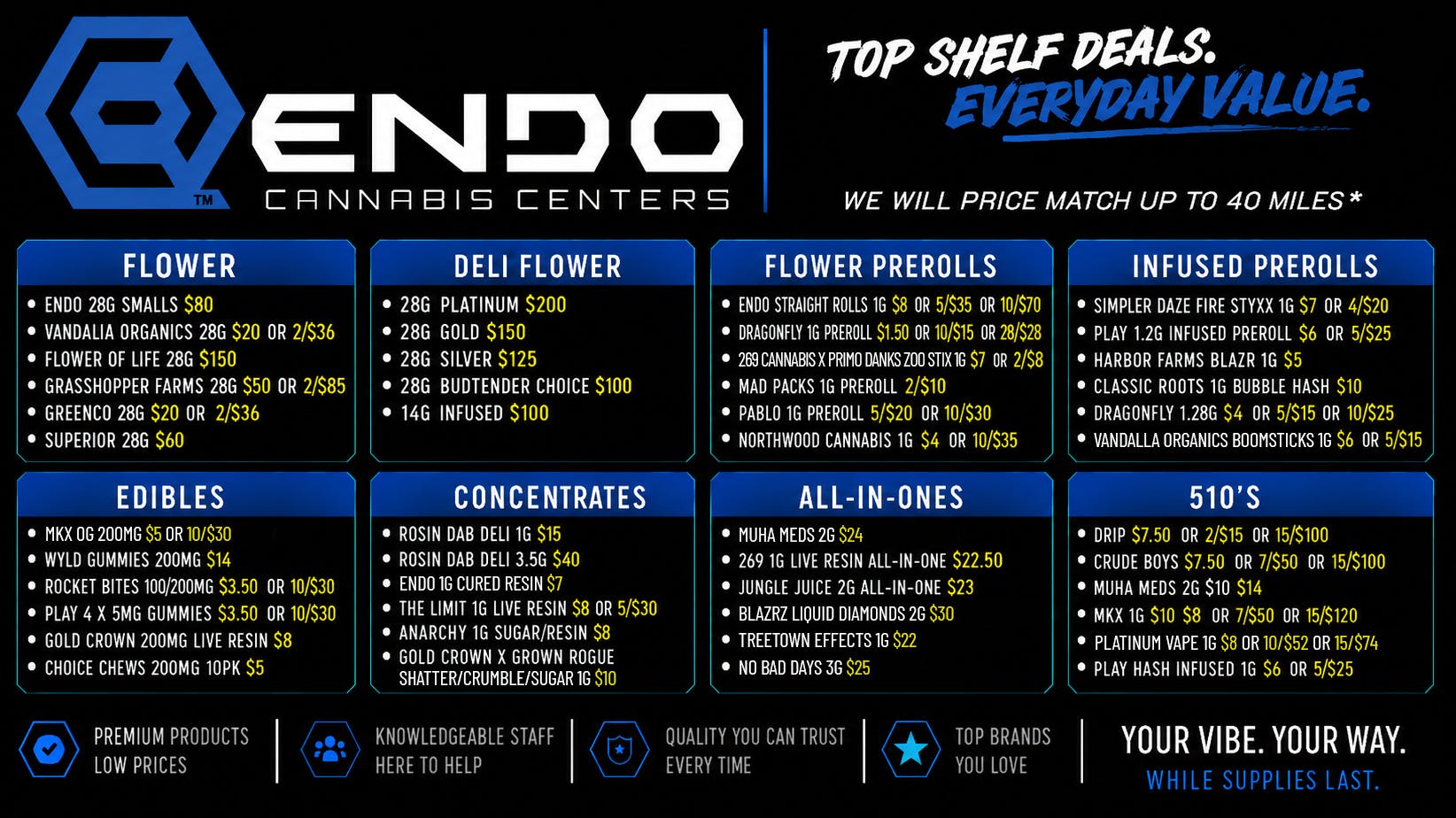 EndoVibe - Houghton Lake - DRIVE THRU OPEN ENDO HOUGHTON LAKE FEATURED DEALS!