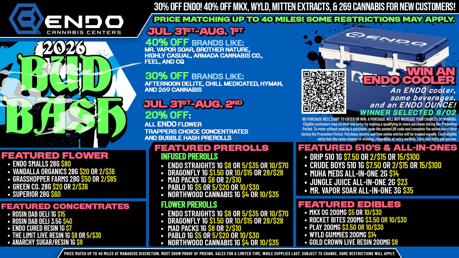 EndoVibe - Houghton Lake - DRIVE THRU OPEN BUD BASH 2026 @ ENDO HOUGHTON LAKE IS COMING!