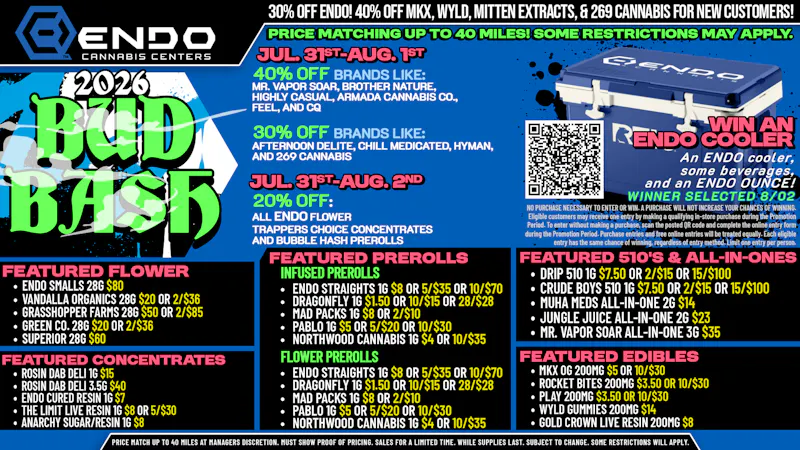 EndoVibe - Houghton Lake - DRIVE THRU OPEN BUD BASH 2026 @ ENDO HOUGHTON LAKE IS COMING!