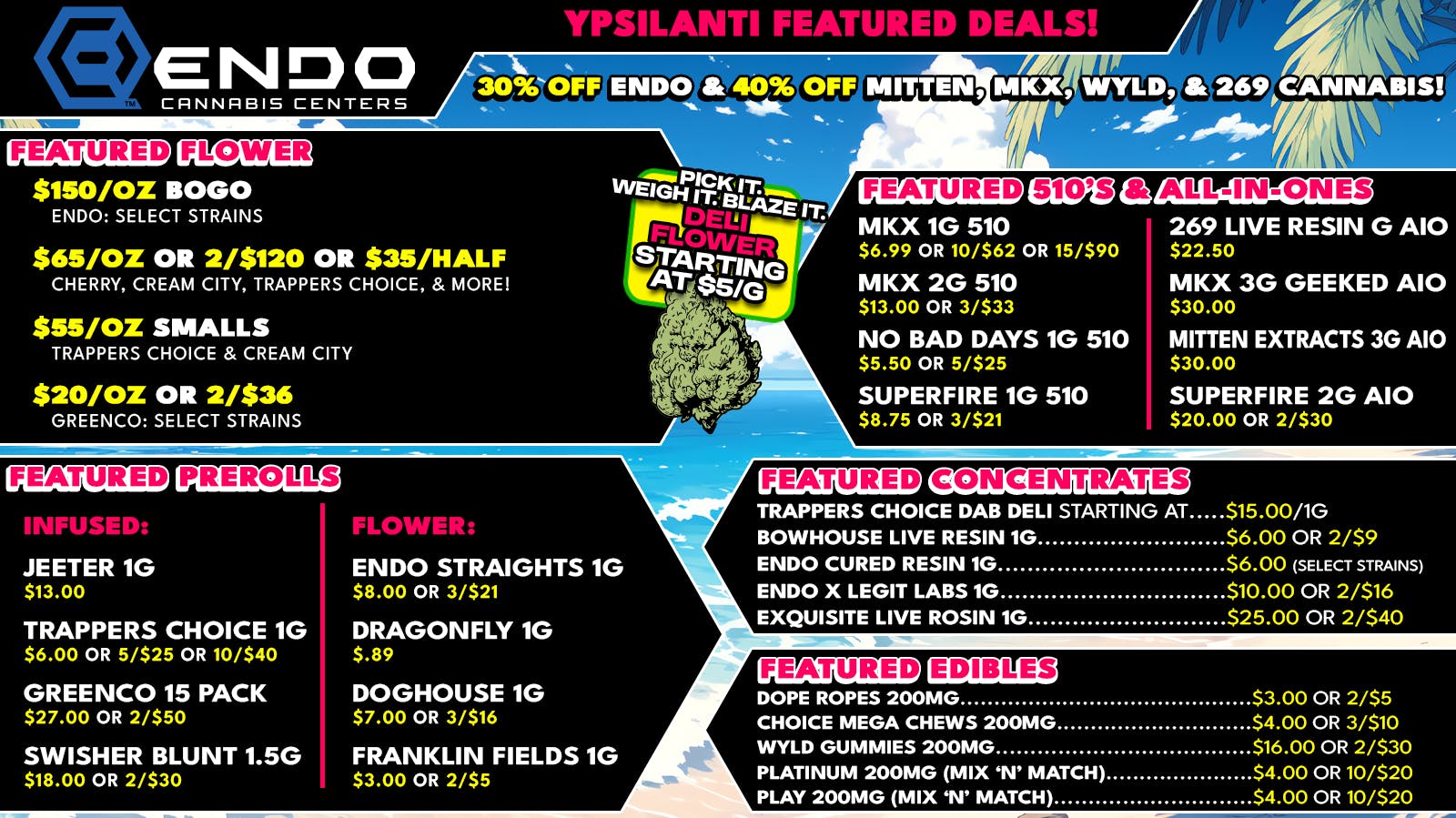 EndoVibe - Ypsi ENDO YPSILANTI FEATURED DEALS!