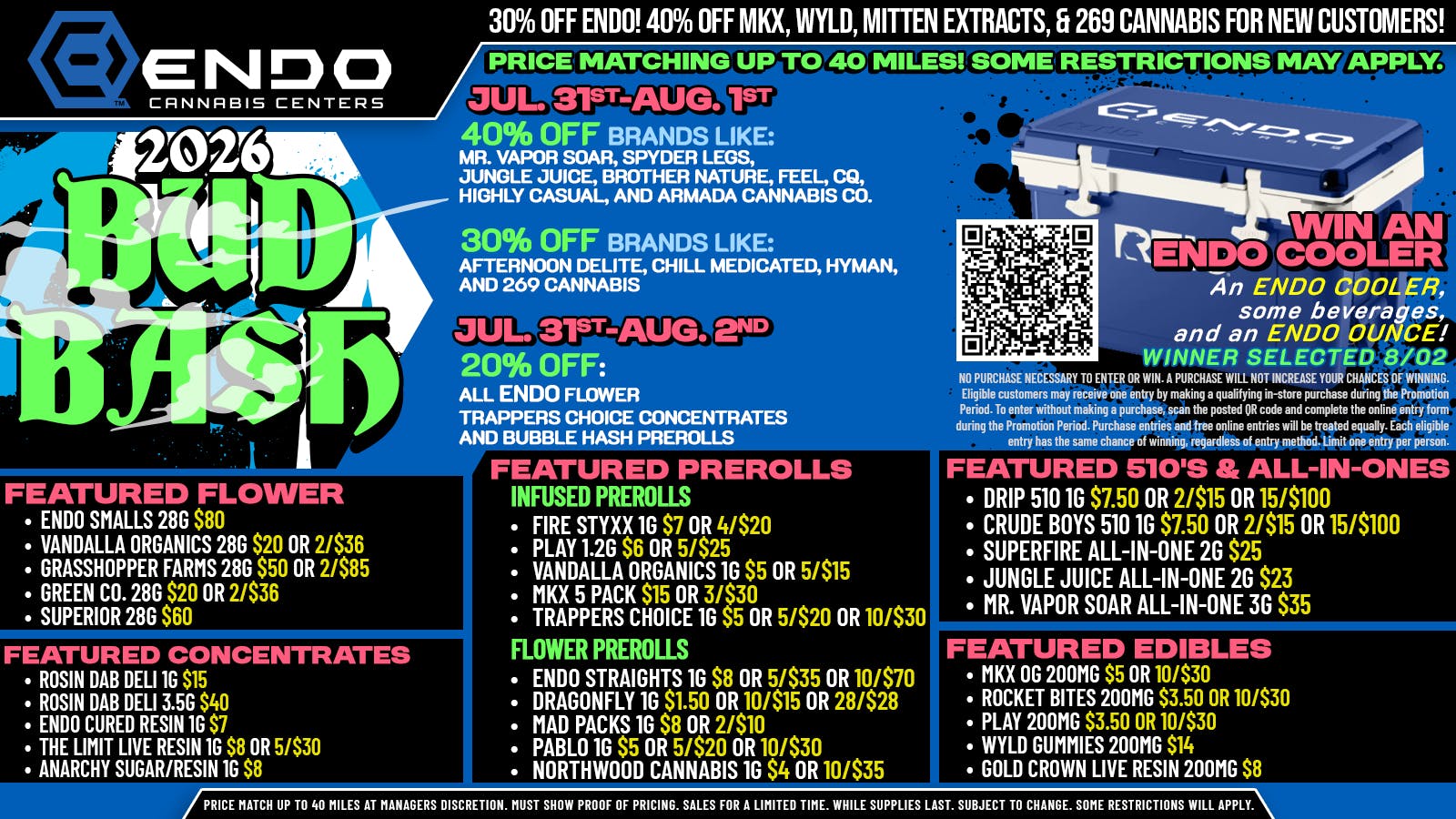 EndoVibe - Houghton Lake - DRIVE THRU OPEN BUD BASH 2026 @ ENDO HOUGHTON LAKE IS COMING!