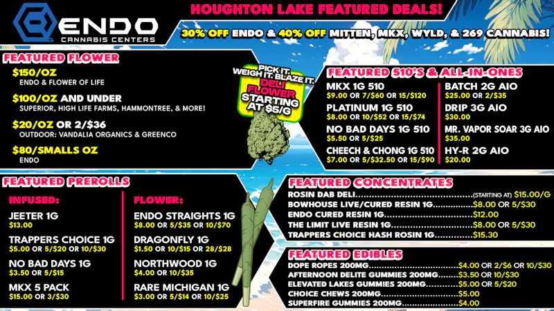 EndoVibe - Houghton Lake - DRIVE THRU OPEN ENDO HOUGHTON LAKE HAS THE BEST PRICES!