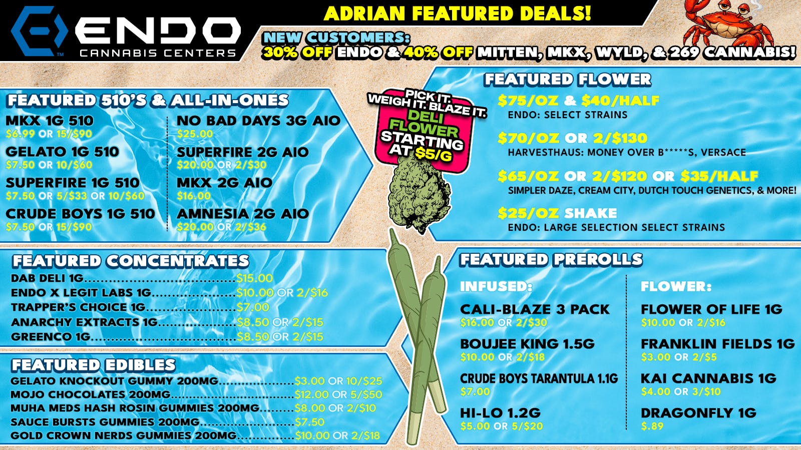 EndoVibe ENDO ADRIANS NEW WAVE OF DEALS!
