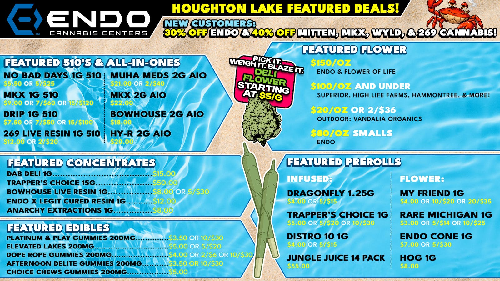 EndoVibe - Houghton Lake - DRIVE THRU OPEN ENDO HOUGHTON LAKES NEW WAVE OF DEALS!