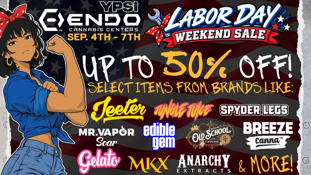 EndoVibe - Ypsi UP TO 50% OFF - ENDO YPSI LABOR DAY WEEKEND SALE!
