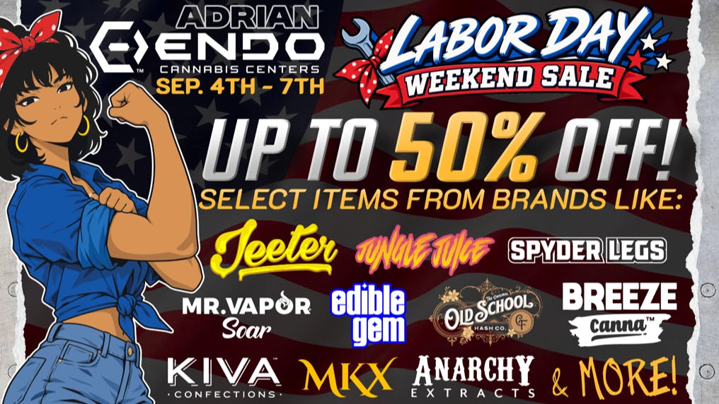 EndoVibe UP TO 50% OFF - ENDO ADRIAN LABOR DAY WEEKEND SALE