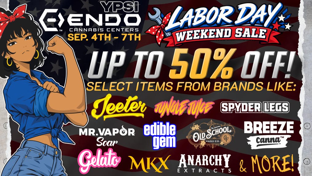 EndoVibe - Ypsi UP TO 50% OFF - ENDO YPSI LABOR DAY WEEKEND SALE!