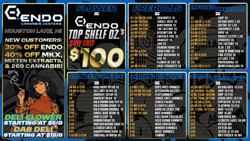 ENDO VIBE CANNABIS CENTERS - HOUGHTON LAKE - DRIVE THRU OPEN ENDO VIBE HOUGHTON LAKE - WHATS YOUR VIBE!?