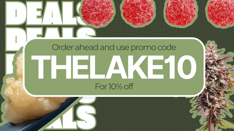 Cheers Cannabis Use Promo Code THELAKE10 for 10% Off Subtotal