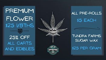 Cold City Cannabis - Anchorage Deli Flower $25 1/8ths - Sugar Wax $25 Per Gram!!