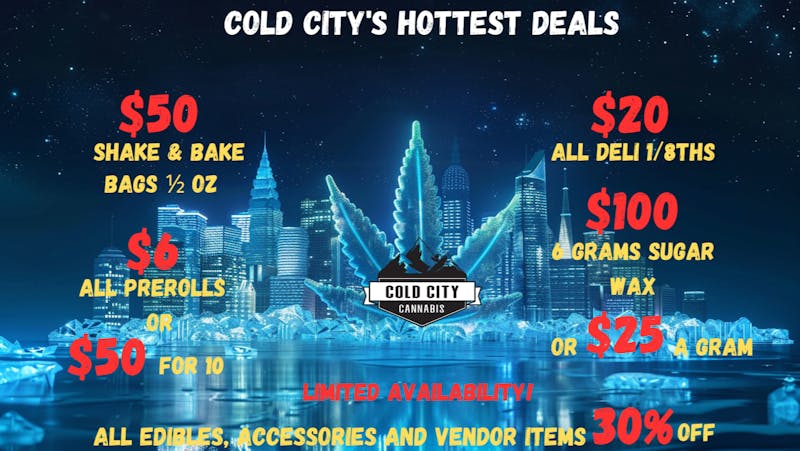 Cold City Cannabis - Anchorage Get the best deals at Cold City!!!