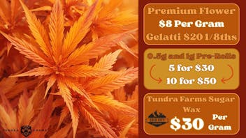 Cold City Cannabis - Anchorage Deli Flower $8 Grams!! 10 Pre-Rolls for $50!!